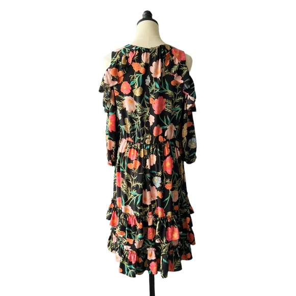 Kate Spade Floral Cold Shoulder Dress | 6 - Picture 4 of 9